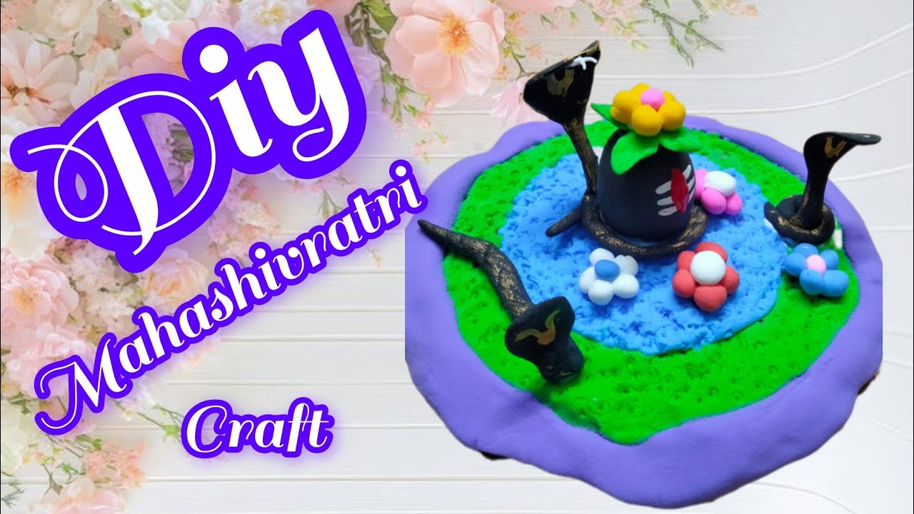 How to make Mahashivratri Clay Craft idea . #trending #viralvideo #artscraft #viral #artworkcorner 