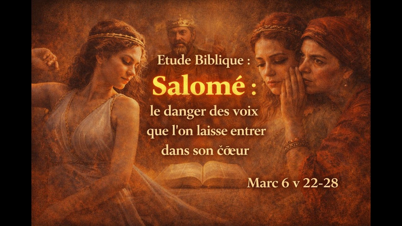 ETUDE BIBLIQUE :  Salomé le danger des voix que l'on laisse entrer dans son cœur