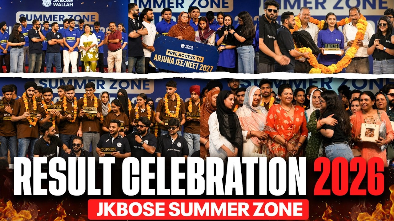 Meet the JKBOSE Toppers LIVE 🏅 | Result Celebration 🎉 | JKBOSE Summer Zone Result 2026