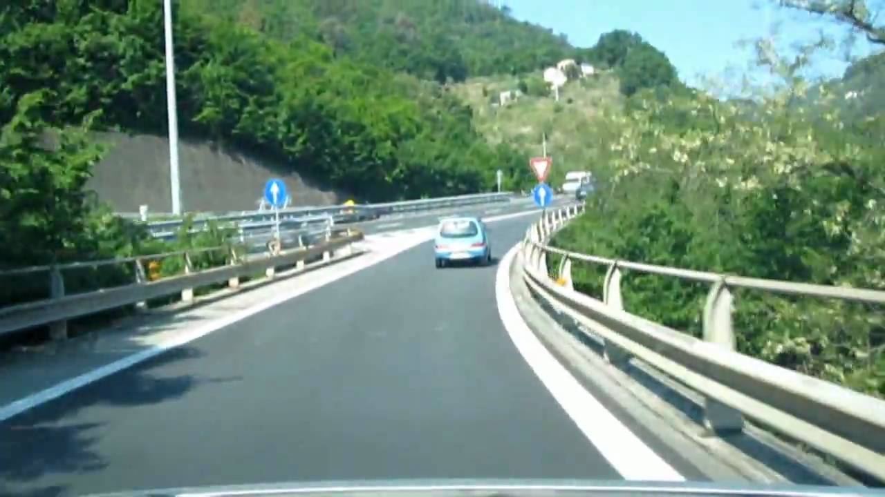 Chiavari-Genova:viaggio in autostrada parte1/3