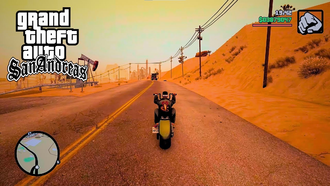 Road Trip Through The Desert | GTA San Andreas: Definitive Edition | Nostalgia (Realistic Driving)