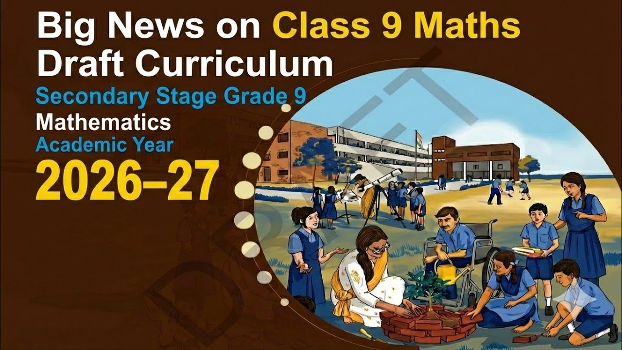 draft syllabus for Class 9 Mathematics for the academic year 2026-27