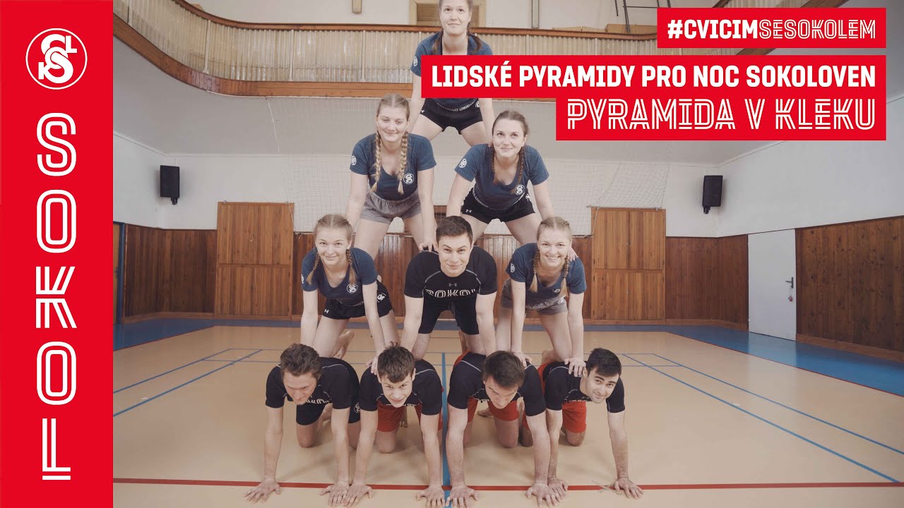 LIDSKÉ PYRAMIDY PRO NOC SOKOLOVEN - PYRAMIDA V KLEČE #cvicimsesokolem