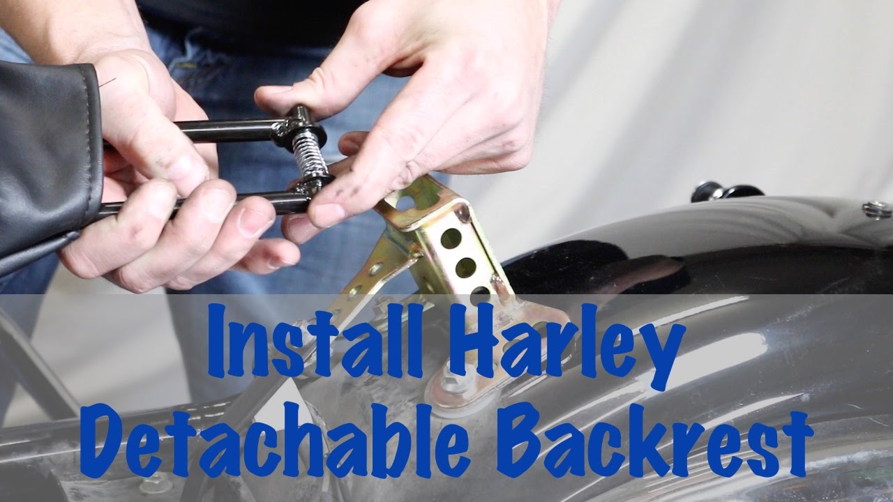 Install Detachable Rider Backrest Hardware on Harley Davidson | Biker Podcast