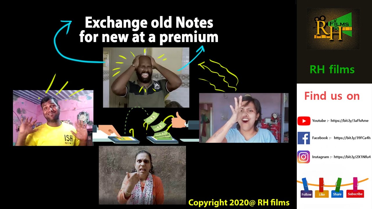 Exchange old Notes for new at premium  l   comedy