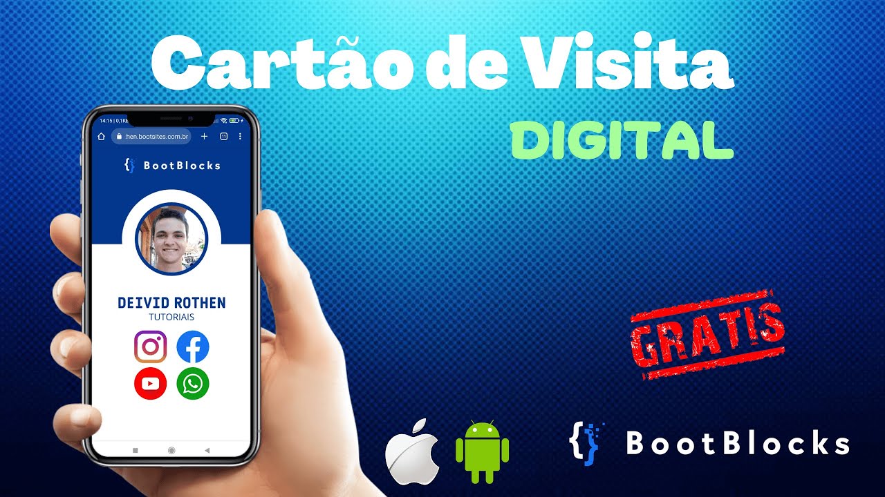 Criar Cartão de Visita Digital Online Grátis Bootblocks