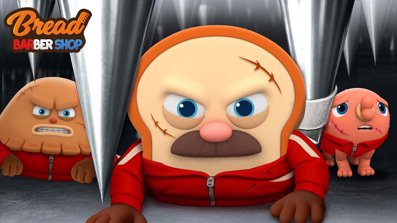 BreadBarbershop | World’s Biggest Trap! | english /animation/dessert