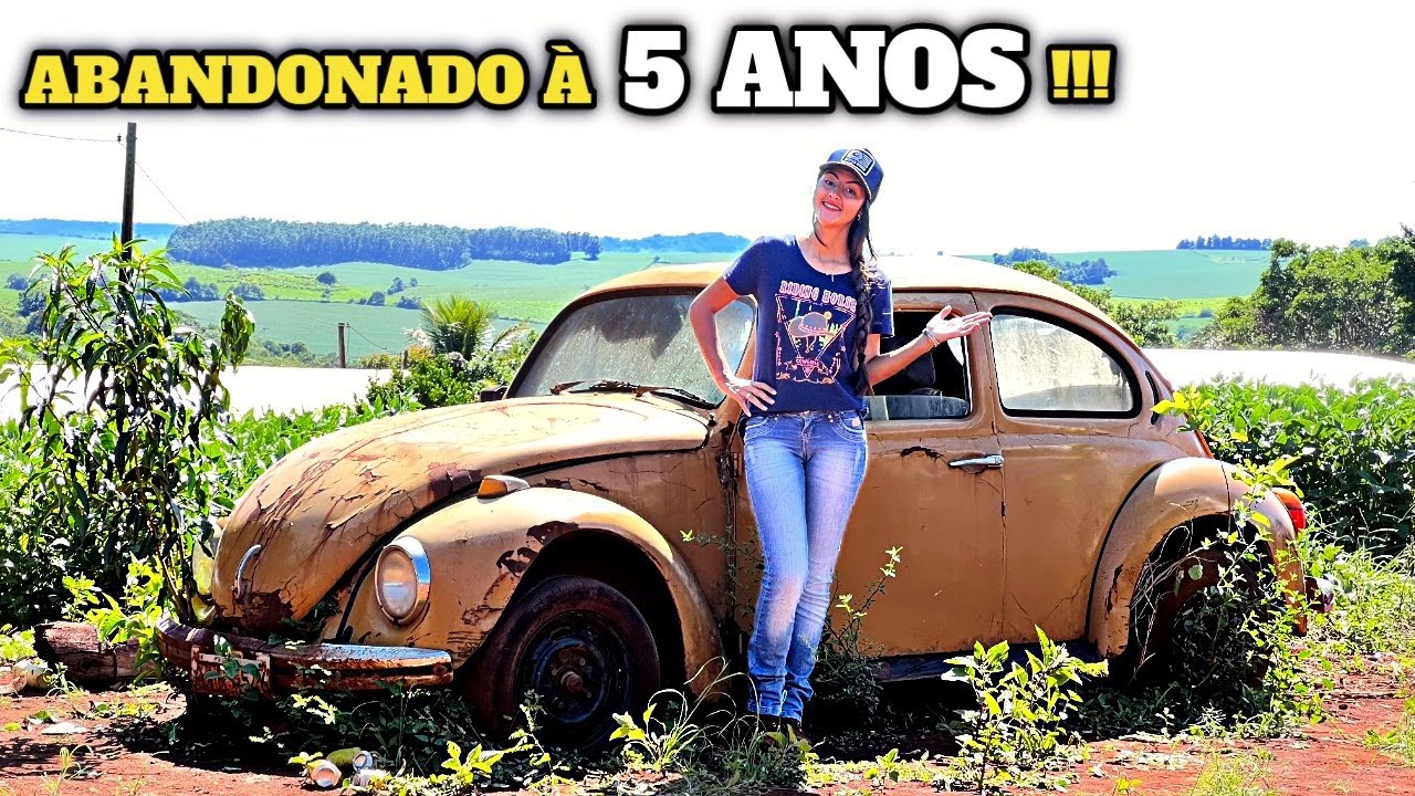 RESGATE DO FUSCA 5 ANOS PARADO !!!