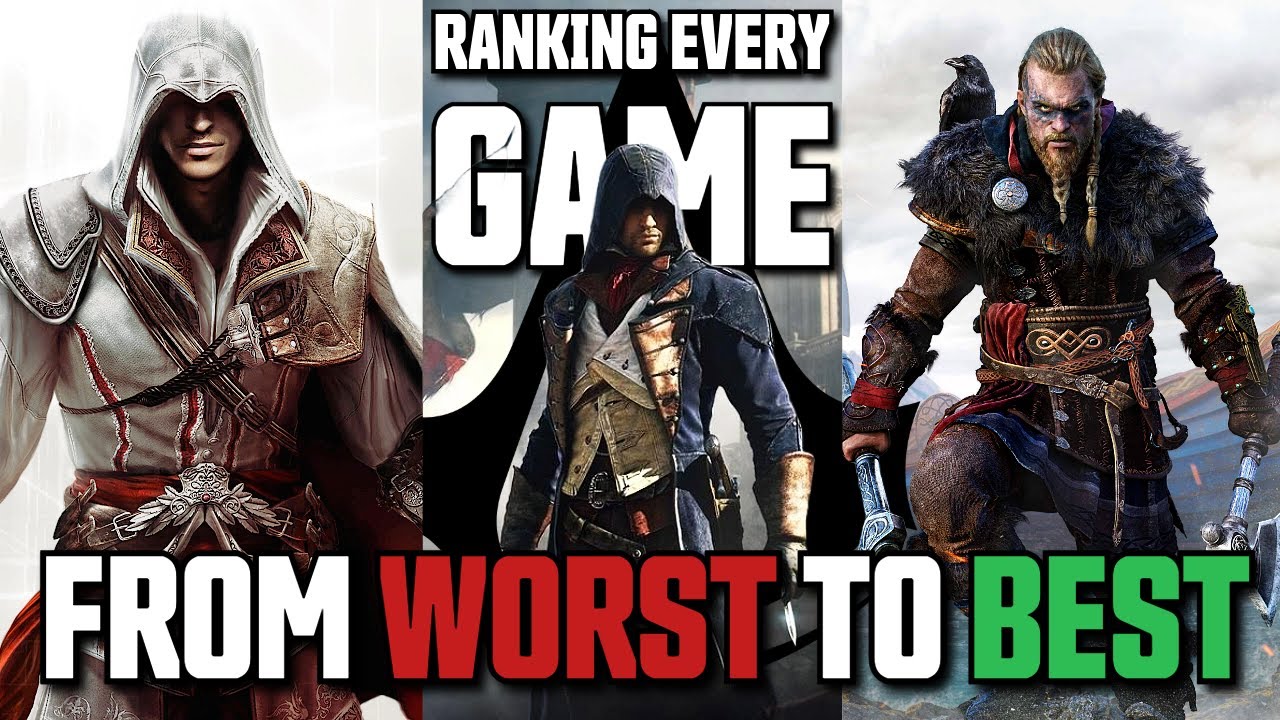Ranking Every Assassin's Creed Game From Worst To Best