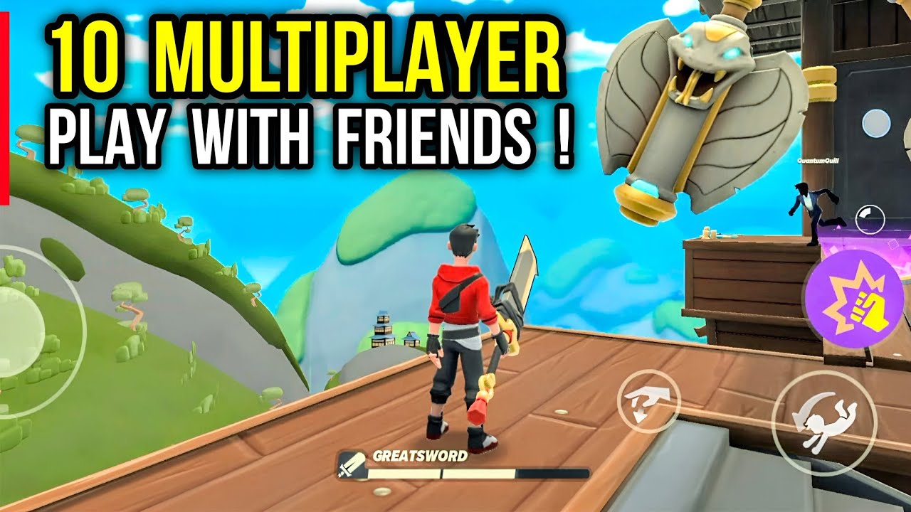Top 10 Best MULTIPLAYER GAMES Mobile | Play With Friends Multiplayer Game Online Android