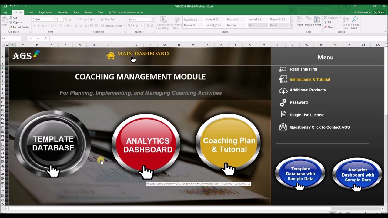 Video 6 Coaching Management Module