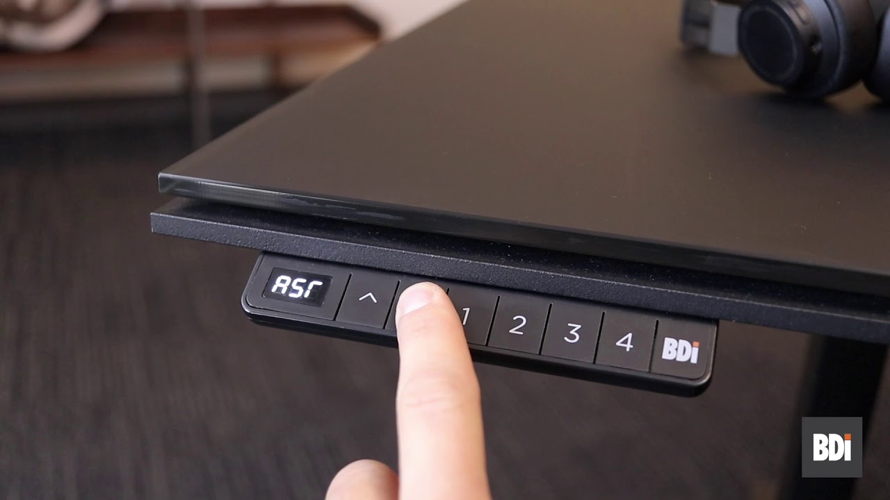 BDI Standing Desk Keypad Settings: Reset, Program, and Lock Functions