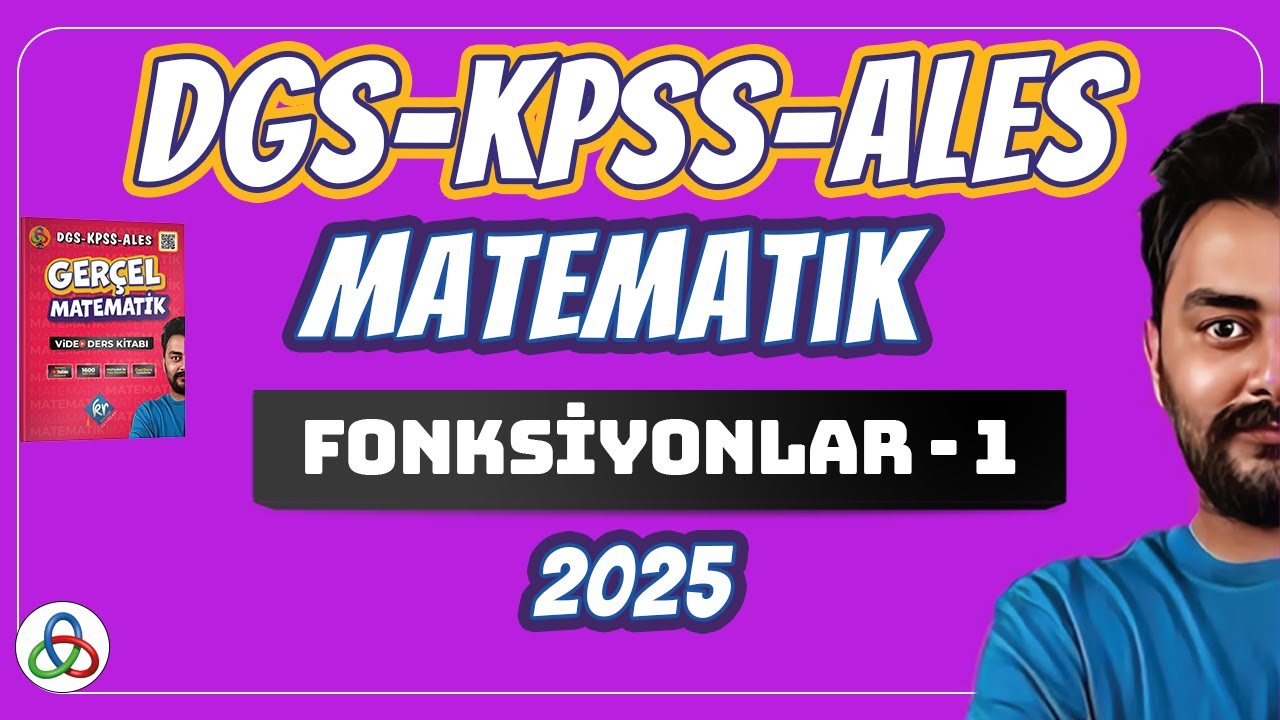 Fonksiyonlar | 1. Video | DGS-KPSS-ALES Matematik | 2026 |