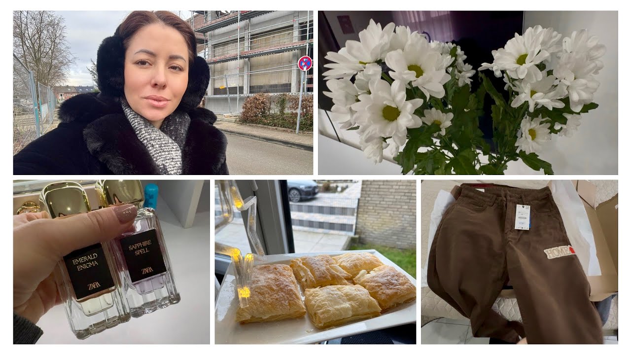 Я ВЕРНУЛАСЬ!😎 Что купила в ZARA на скидках?🏷️ВКУСНЫЙ десерт🍰 Гололед в Германии🥶 Выздоравливаю!🙏🏻