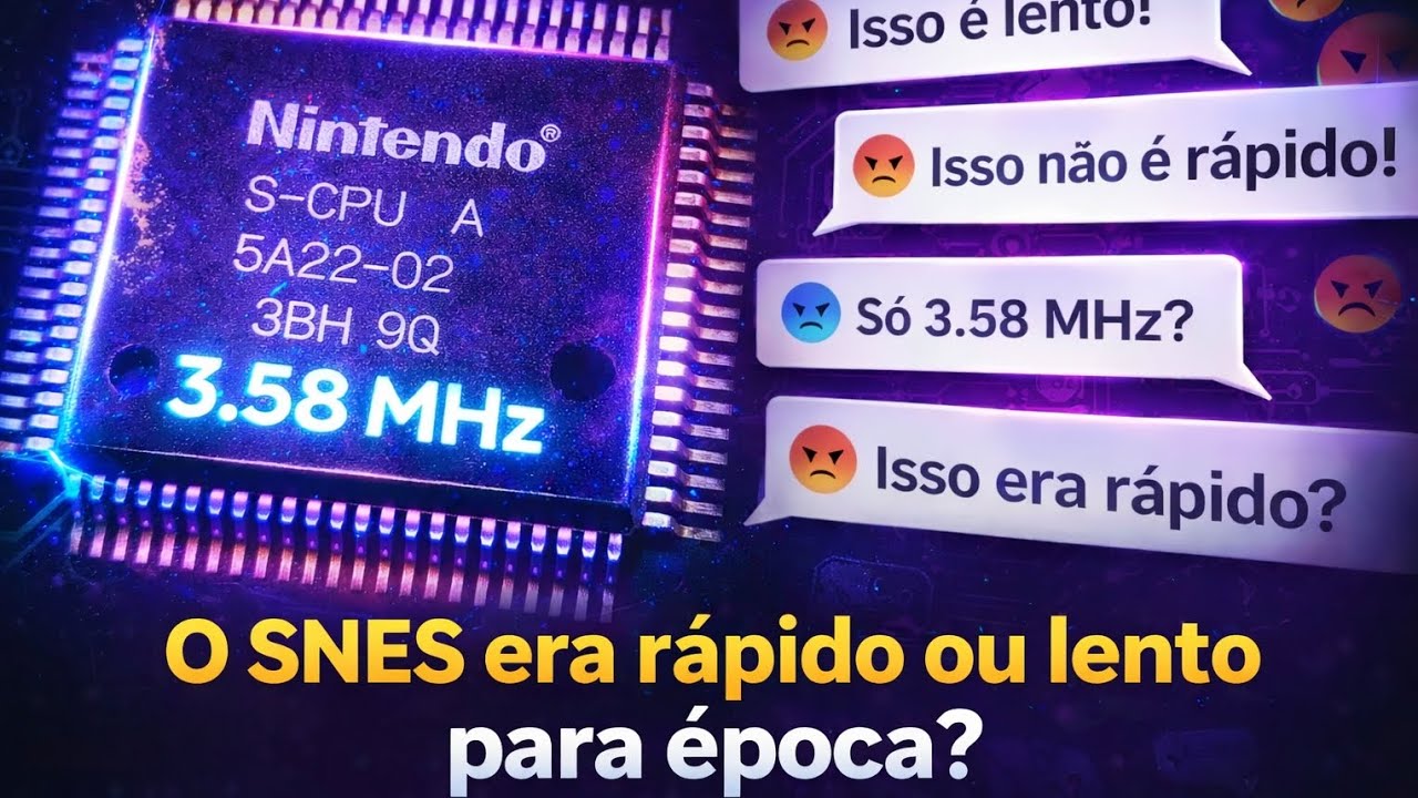 O SNes era lento para a época?