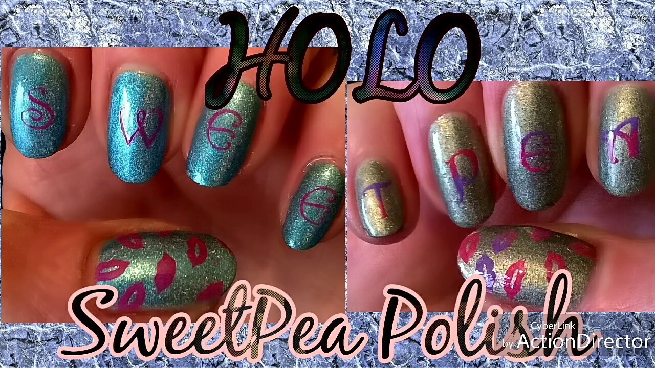 My Sweetpea HOLO Polish prize and live swatching
