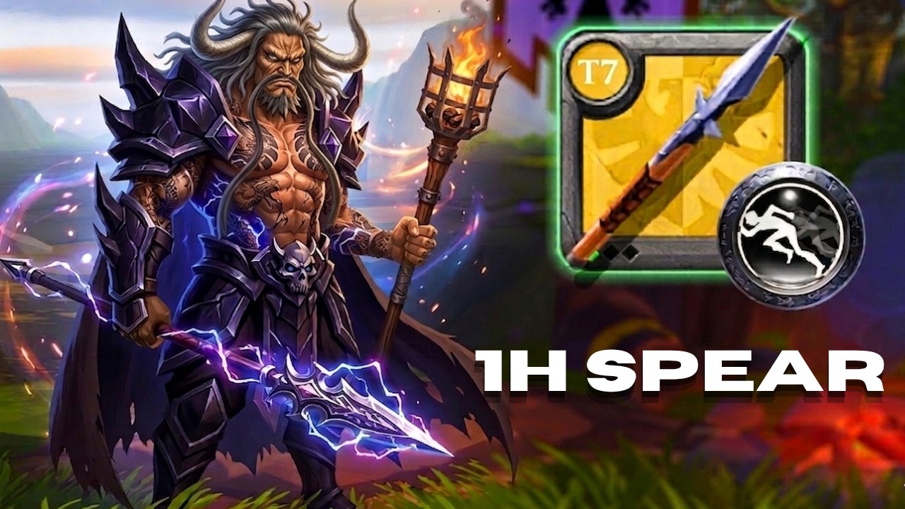 1H SPEAR IS THE BEST? 1H Spear Guide Albion Online #albiononline #albionpvp