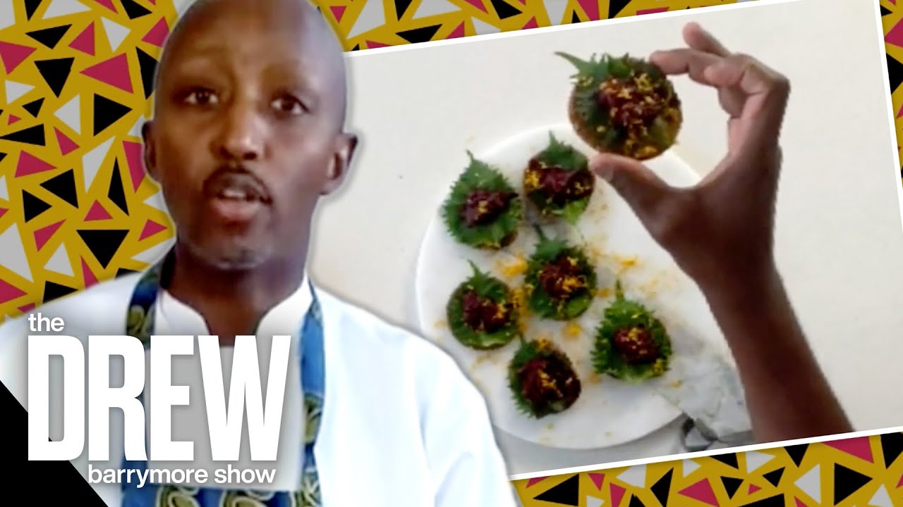 Chef Bashir Munye Teaches Drew to Cook a Yummy Beet Tartare Recipe at Home