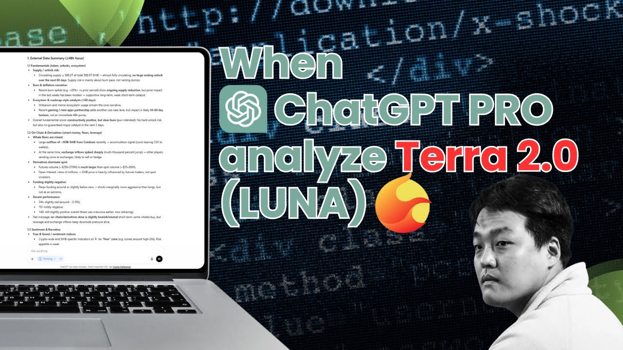I Asked ChatGPT PRO About LUNA Terra 2 0 &ndash; 30 Day Price Target & Crash Risk on December 2025
