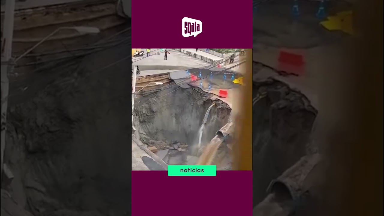 TAILANDIA: Gran socav&oacute;n provoca destrozos en plena ciudad