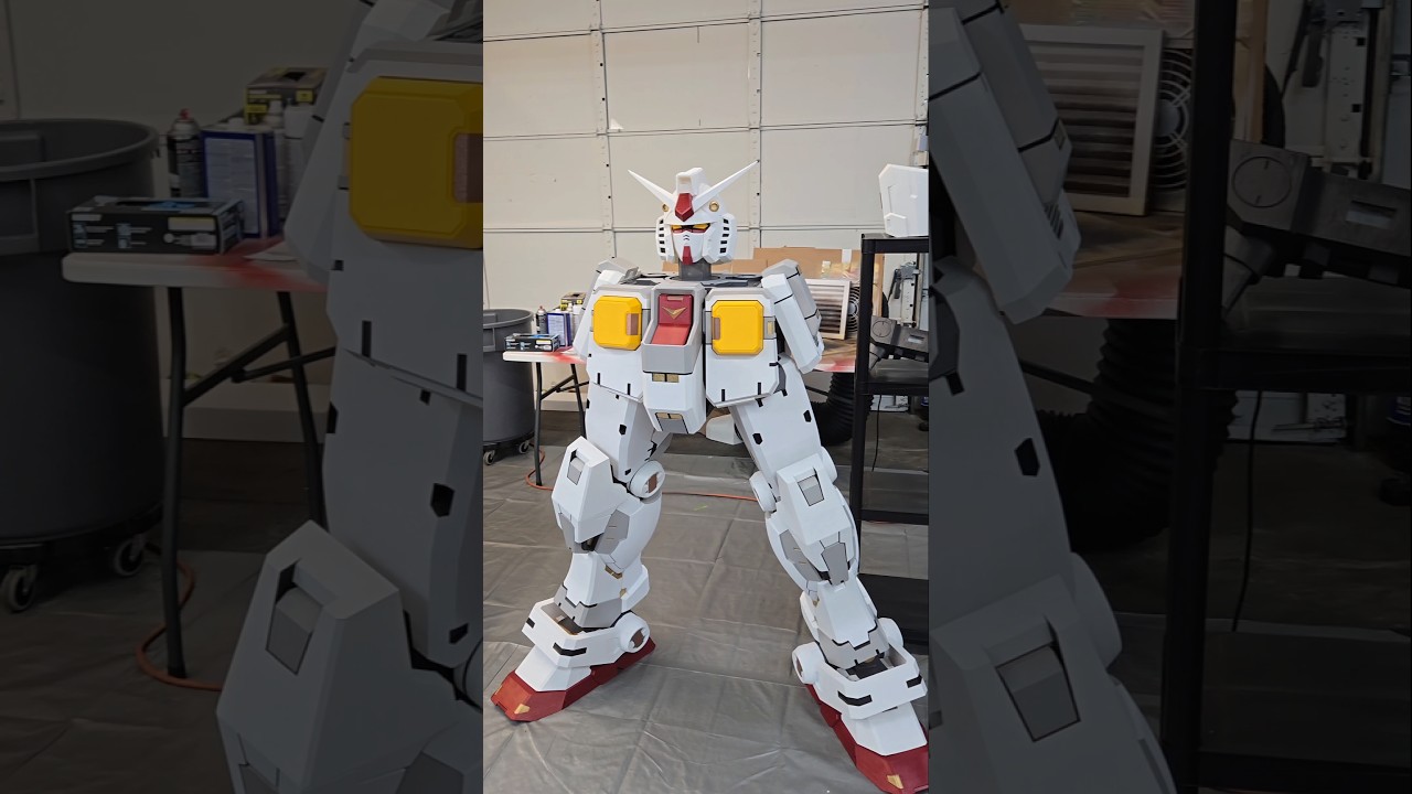 Сборка 6-футового Гандама, часть 3! #gundambuild #gunpla