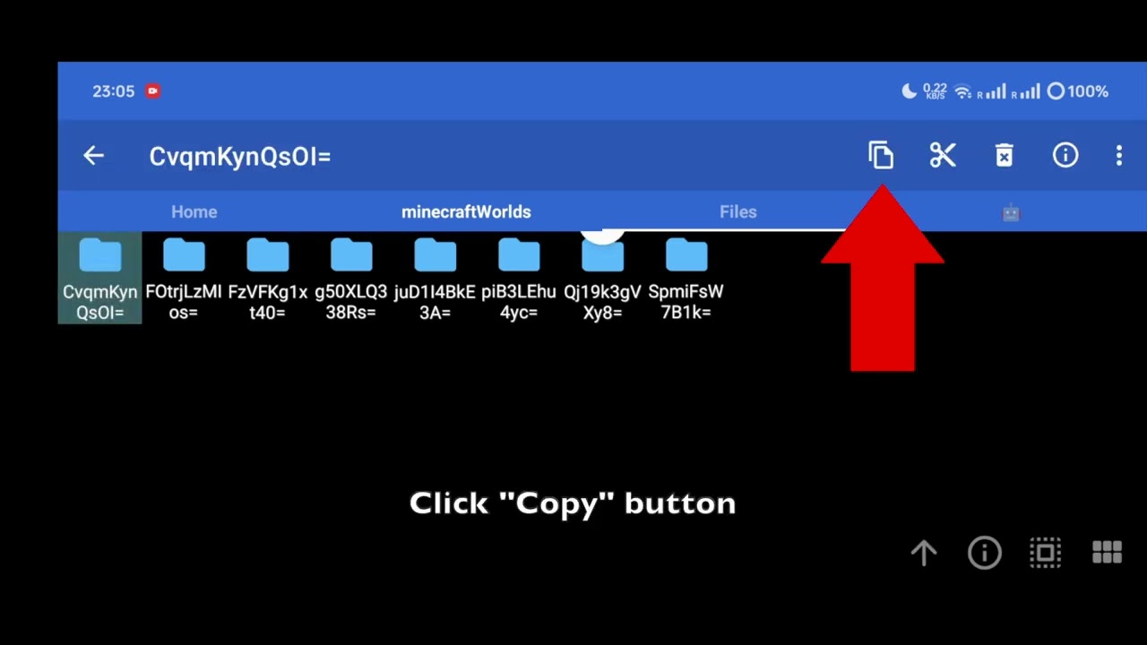 How to copy a world from Minecraft to Buildings for Minecraft app