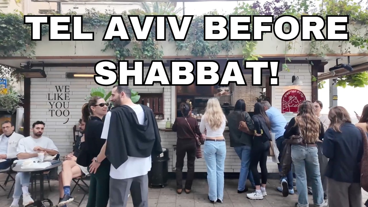 Mega Tour: Tel Aviv Getting Ready for Shabbat Like NEVER SEEN Before