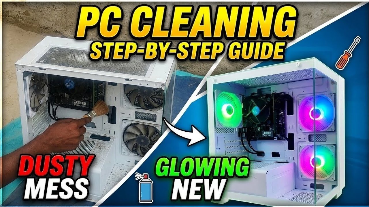 PC Cleaning Step by Step at Home 🖥️✨ | Deep Cleaning My Dream PC! 