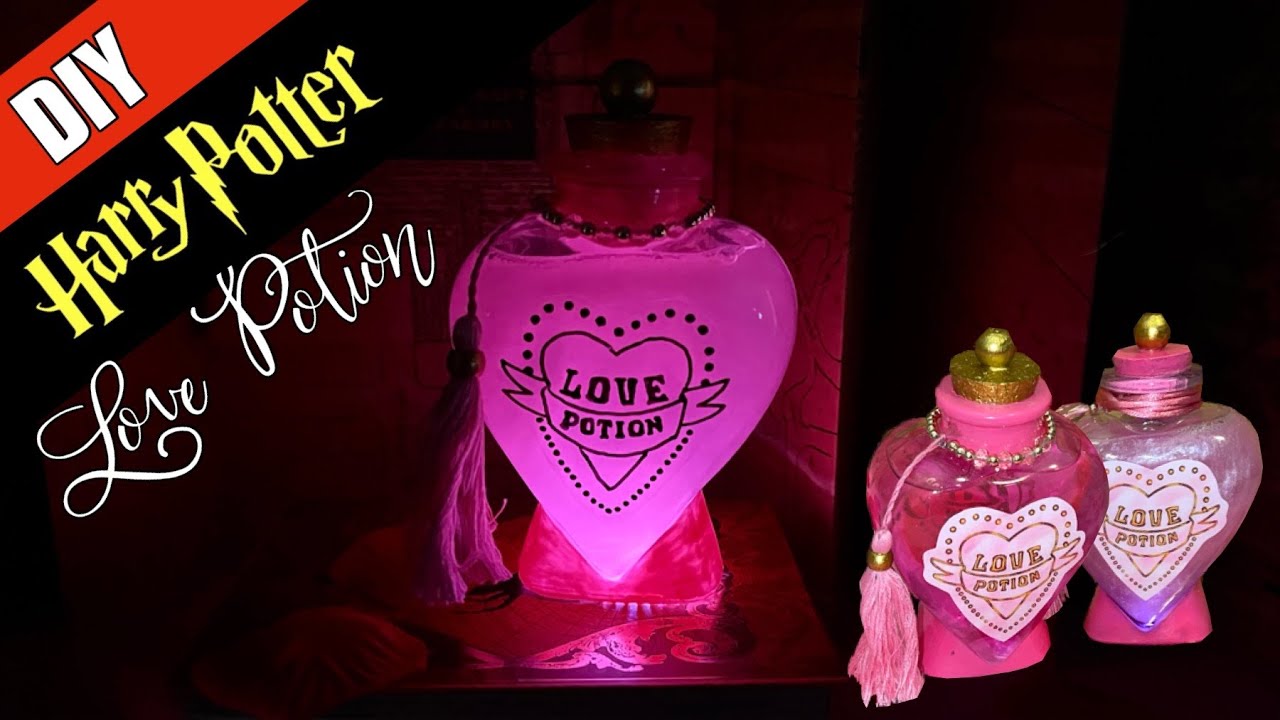 ⚡️Harry Potter DIY: Amortentia -  Love Potion Bottle - Prop - DIY Valentine's