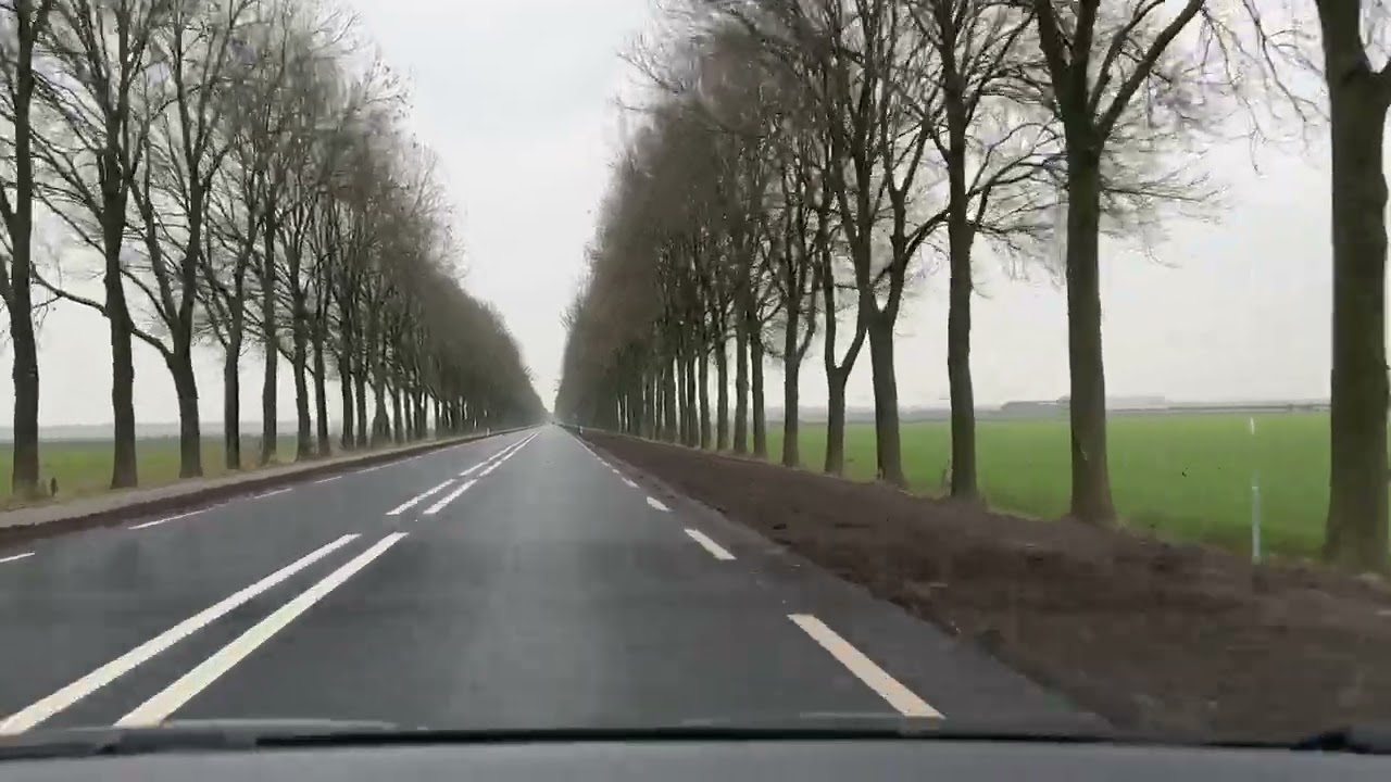 Een minuut over de 'nieuwe' Swifterweg bij Biddinghuizen