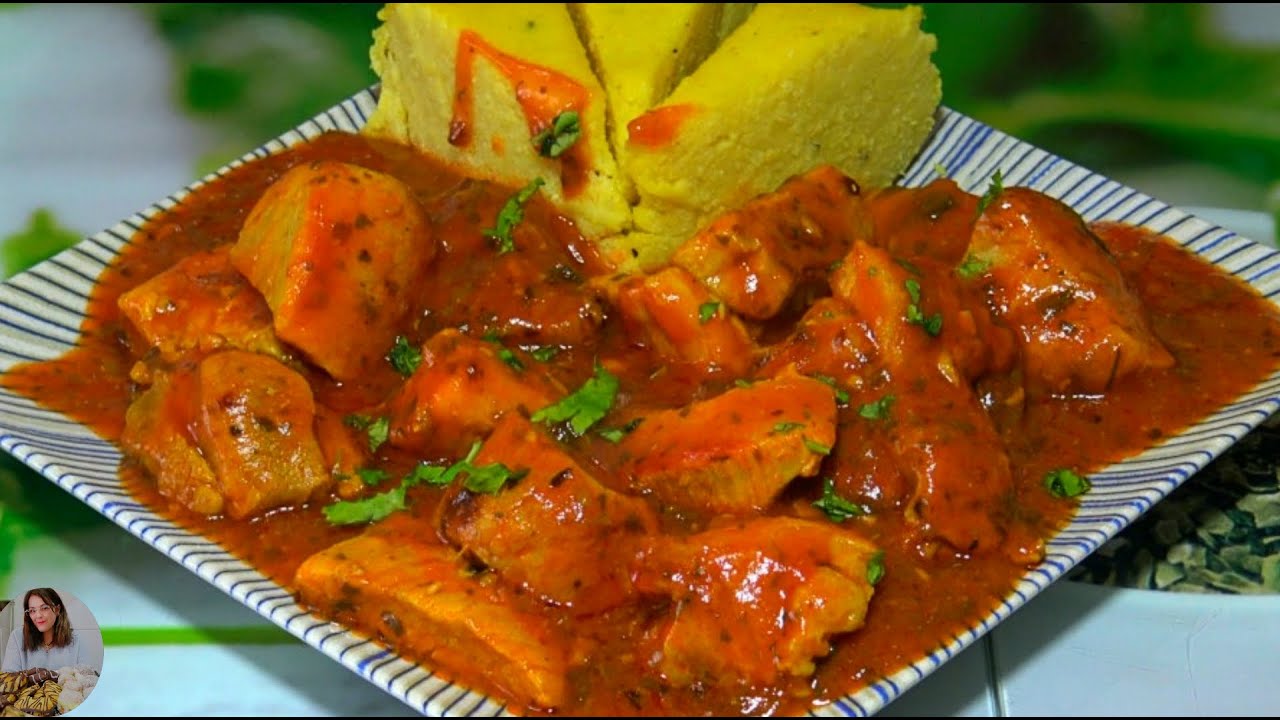 Friptura de Porc cu Sos de Rosii si Usturoi sau Sos de Rosii cu Carne de Porc Retete de Sos de Rosii