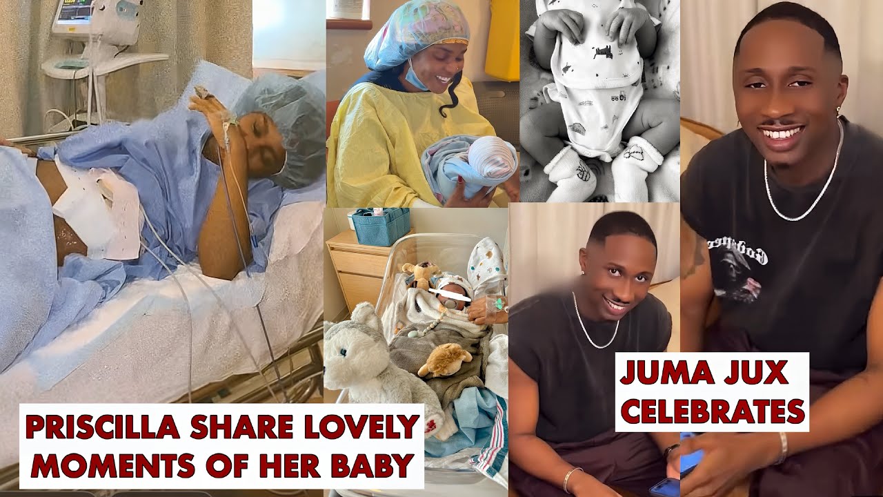 Priscilla Ojo Open Up After Delivery, As Juma Jux Celebrates And Appreciates Her. 