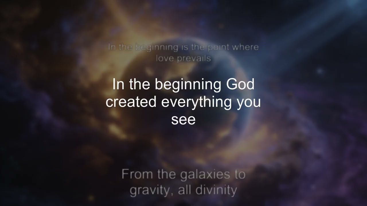 Genesis 1:1 - Where everything began 🌌✨
