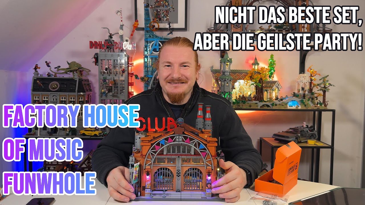 Nicht das Beste Set, aber die geilste Party! Funwhole Factory House of Music! 2654 Teile & Lightkit!