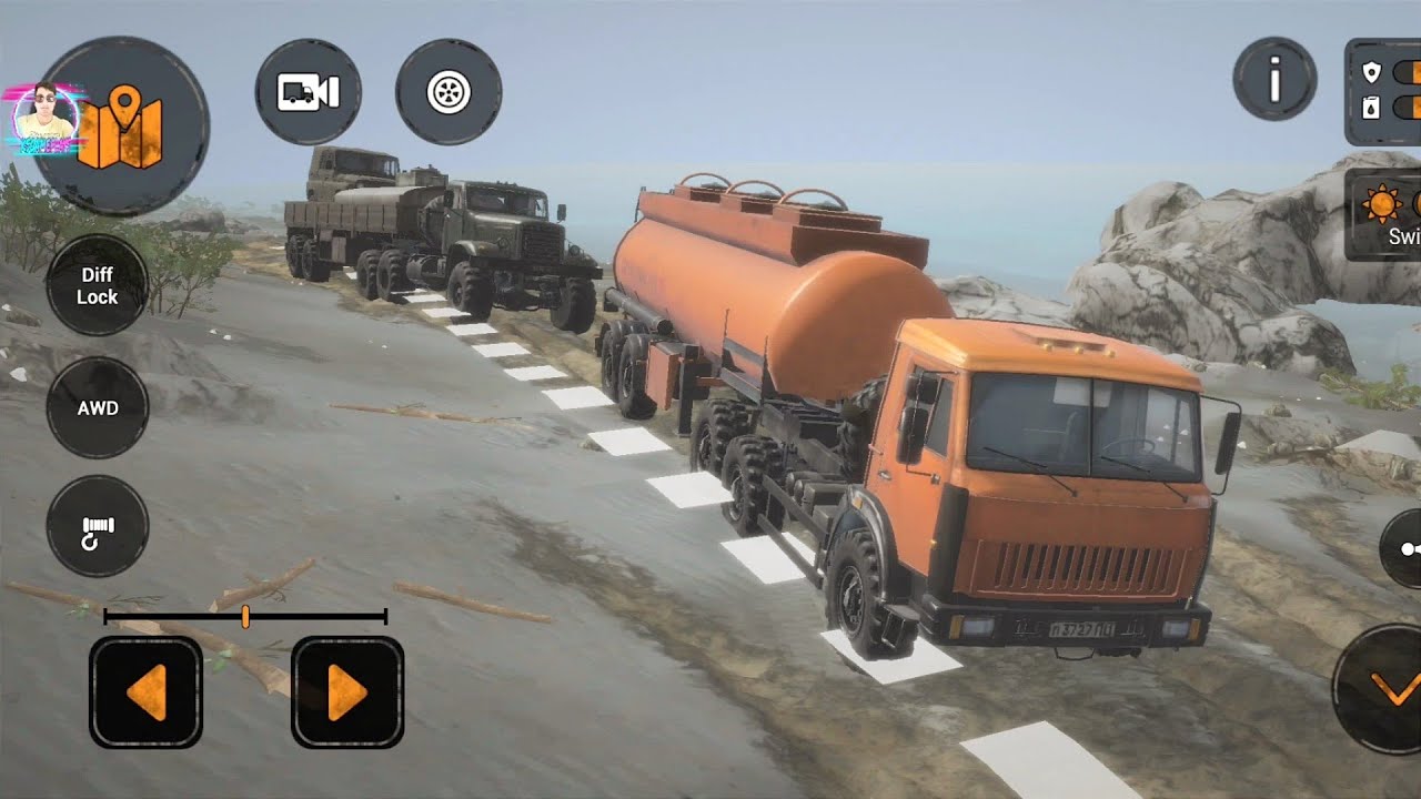 Pulling Broken Truck Out Of River - MudRunner Android Gameplay HD