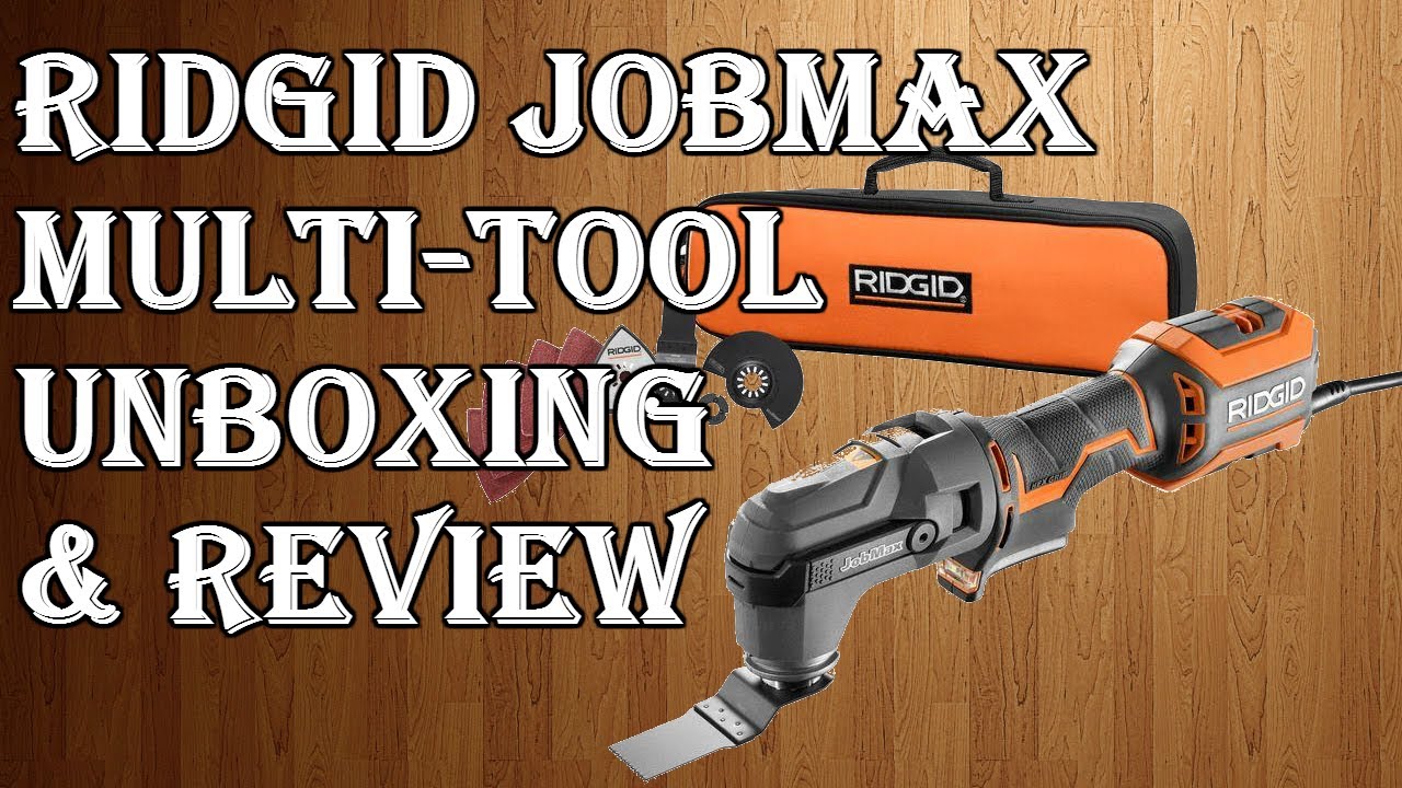 Распаковка и обзор многофункционального инструмента Ridgid JobMax