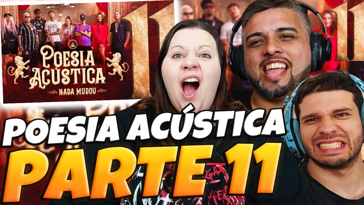 FAMÍLIA REAGE Poesia Acústica #11 - Nada Mudou - L7NNON, CHRIS, Ryan, Lourena, Xamã, Azzy, Cynthia