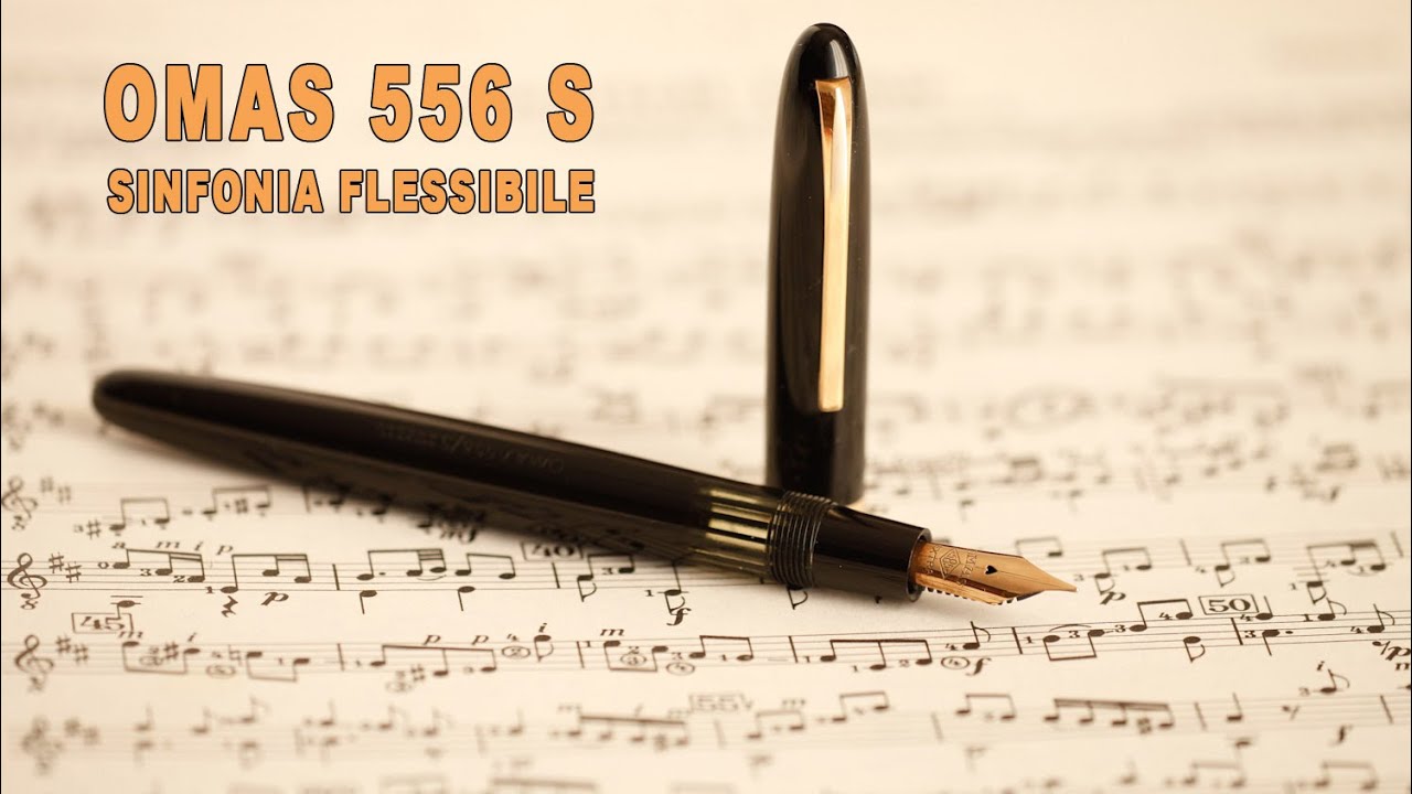 Stilografica Omas 556 S  sinfonia flessibile - recensione e test scrittura