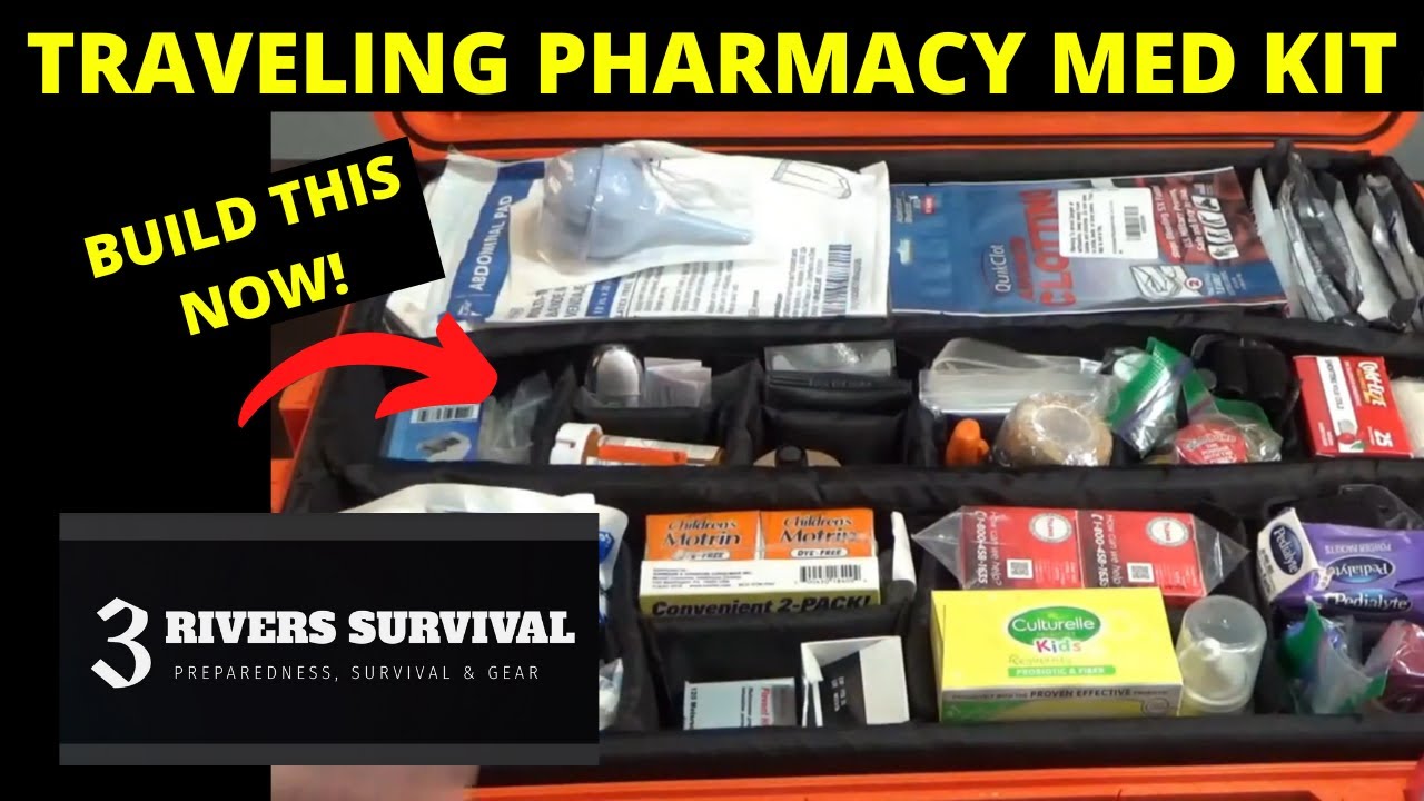 Pelican 1600 EMS Traveling Pharmacy Medical Kit