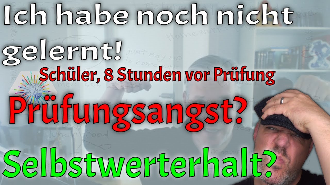 Ich habe noch nichts gelernt! (So besiegst du Prüfungsangst und gewinnst Selbstwertgefühl)