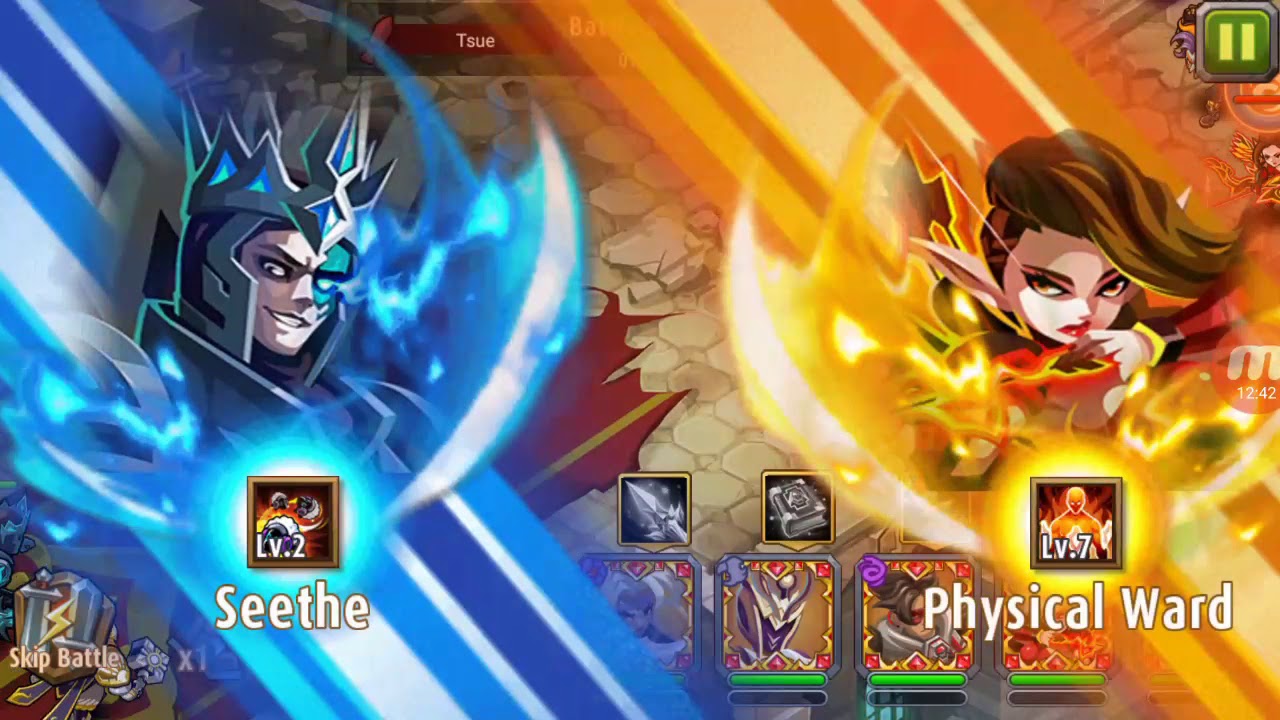 Magic Rush - My lineup and hero details