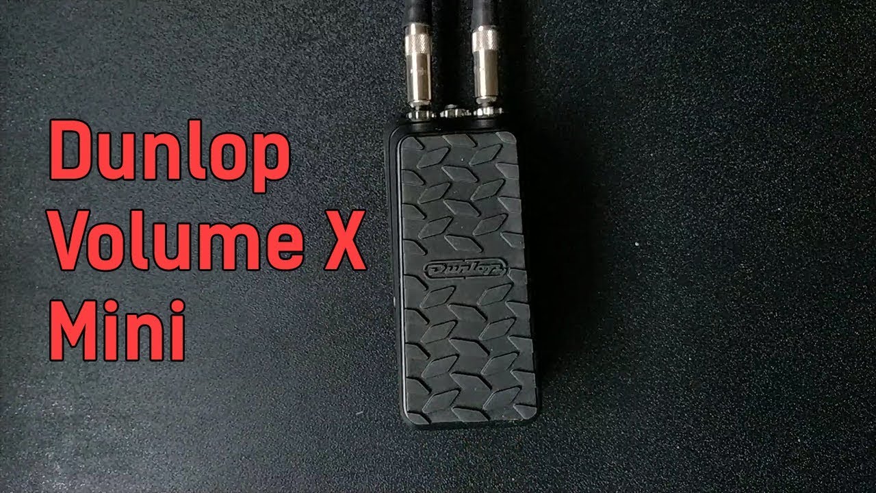 Dunlop Volume X Mini Pedal Demo by Nik Dobbin