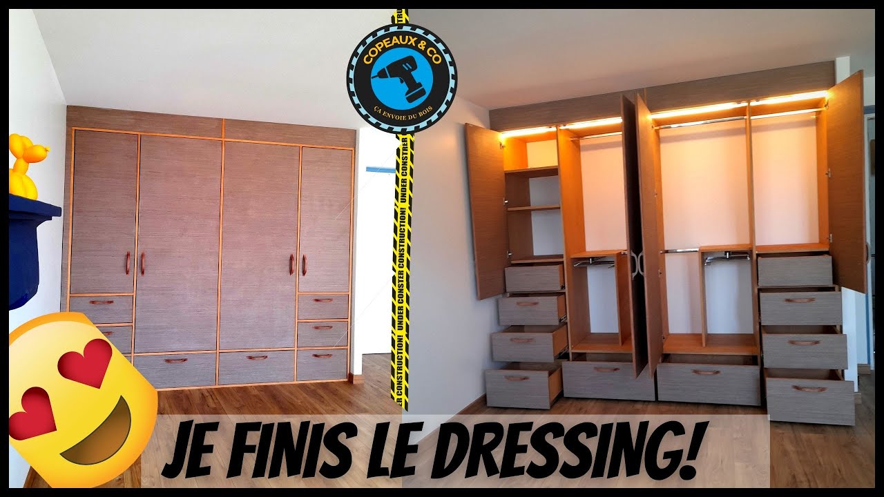 3/3 ➡️ FABRICATION D'UN DRESSING SUR MESURE