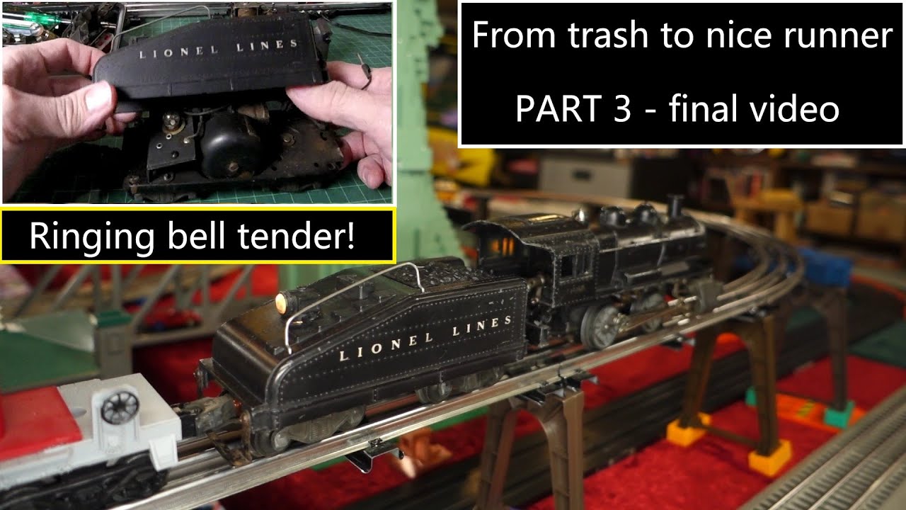 Lionel 1665 (1946) реконструкция, часть 3 — очистка и окончательная сборка