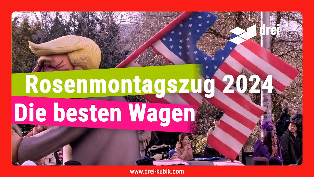 Karneval 2024 Düsseldorf - Rosenmontagszug: Die besten Mottowagen von Jaques Tilly und weitere