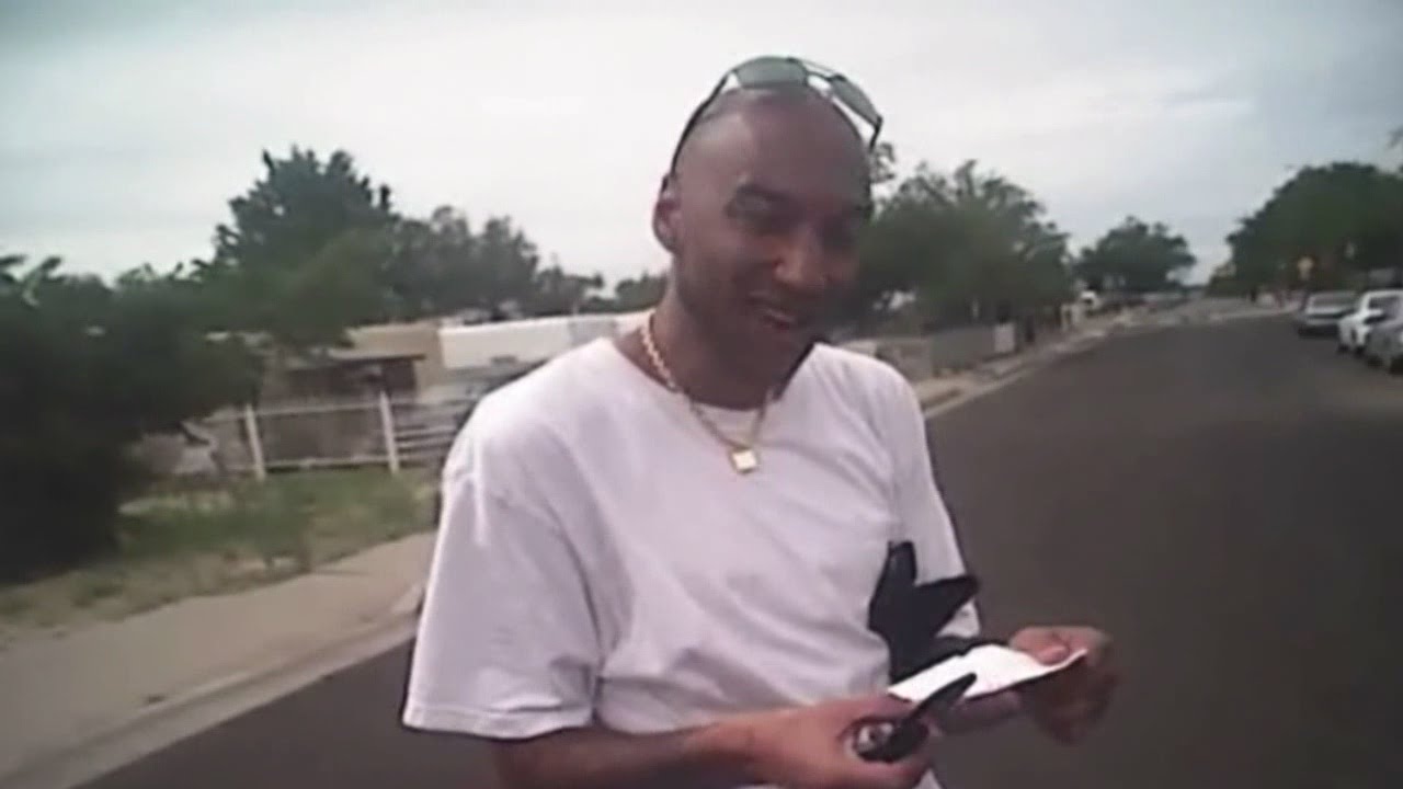 Officer Webster&rsquo;s accused killer seen joking with police in arrest video