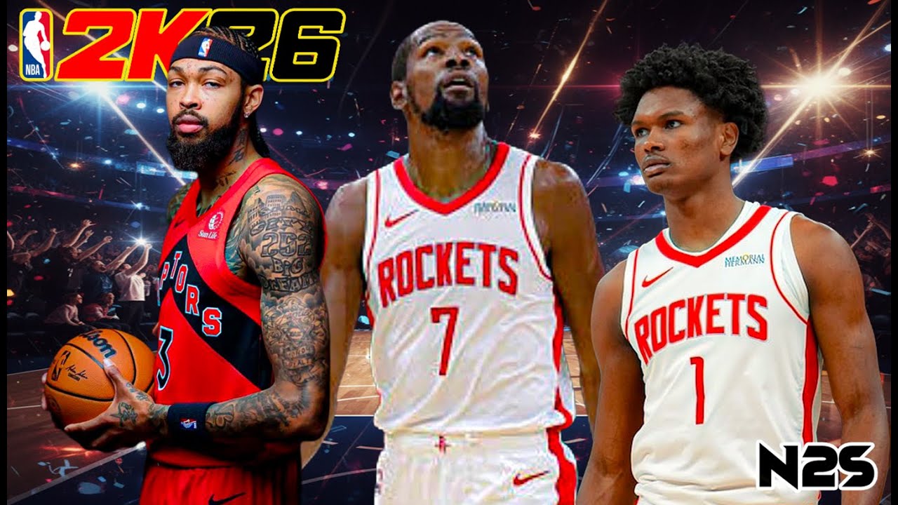 RAPTORS vs ROCKETS - FULL GAME - 4K REALISTIC - NBA 2K26