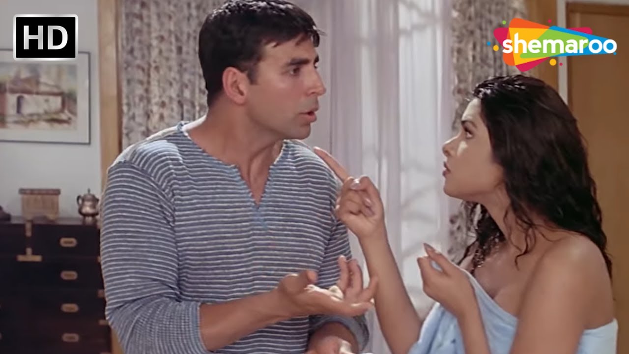 ANDAAZ Scene – तुमने मुझे नहाते हुए देखा? | Akshay Kumar – Priyanka Chopra Romantic Scene | Full HD