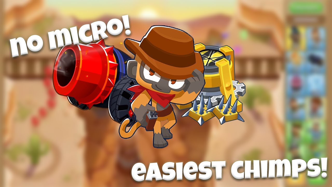 EASIEST NO Micro NO Abilities Sunset Gulch CHIMPS! ft. NEW Desperado Monkey