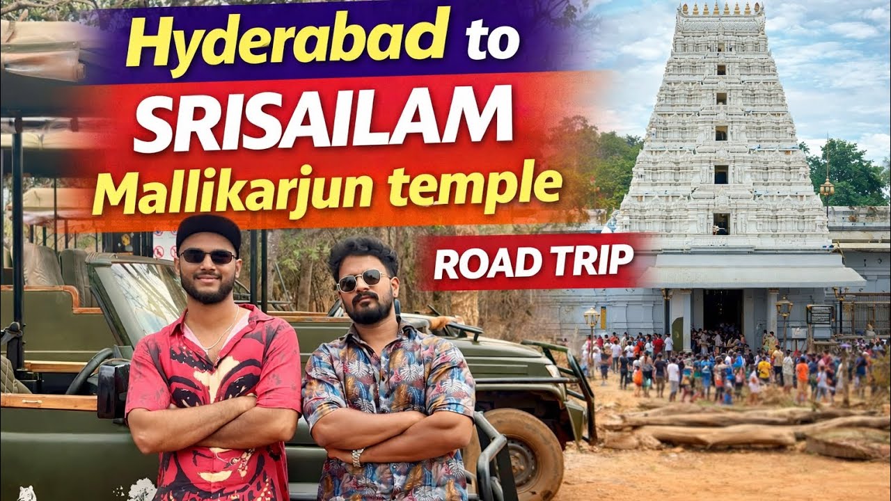 Hyderabad to Srisailam Mallikarjun Temple Road Trip | Scenic Forest Drive 🚗🌄